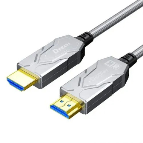 Dtech DT-HF8020K 20 Meter 8K HDMI Armor Fiber Optic Cable