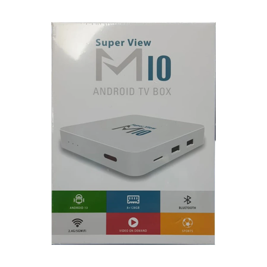 Super View M10 Android 13 Smart TV Box