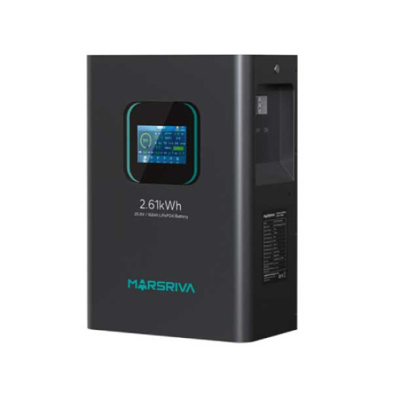 Marsriva MR-LFP24-100-WMD 2.61kWh Wall-Mount Battery