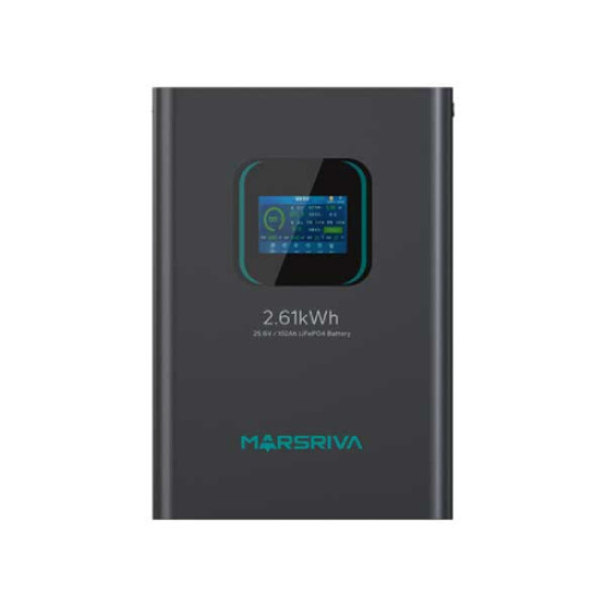 Marsriva MR-LFP24-100-WMD 2.61kWh Wall-Mount Battery