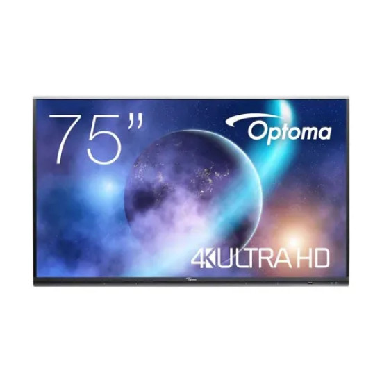 Optoma 5752RK+ 75 Inch 4K UHD Interactive Flat Panel Display