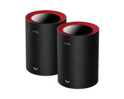 Cudy M3000 AX3000 2.5G Dual Band Wi-Fi 6 Mesh Router (2 Pack)