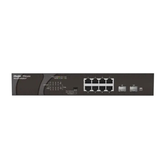 Ruijie RG-ES110FG-P 8-Port 10/100 Mbps Unmanaged PoE Switch