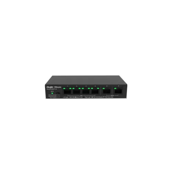 Ruijie RG-ES106D-P V2 6-port Desktop PoE Switch