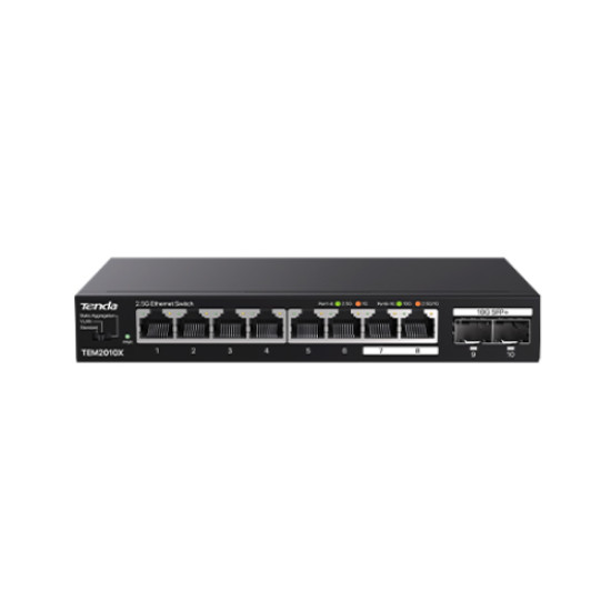 Tenda TEM2010X 8-Port Ethernet Switch with 10G SFP+ Slots
