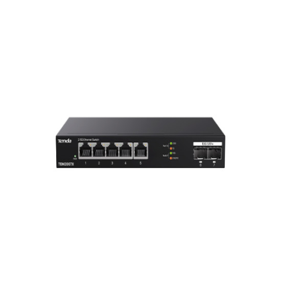 Tenda TEM2007X 5-Port Ethernet Switch with 2×10G SFP+ Slots