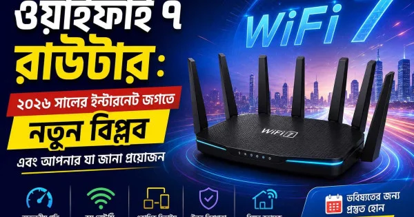WiFi 7 Router in Bangladesh 2026 | নতুন প্রজন্মের ওয়াইফাই প্রযুক্তি
